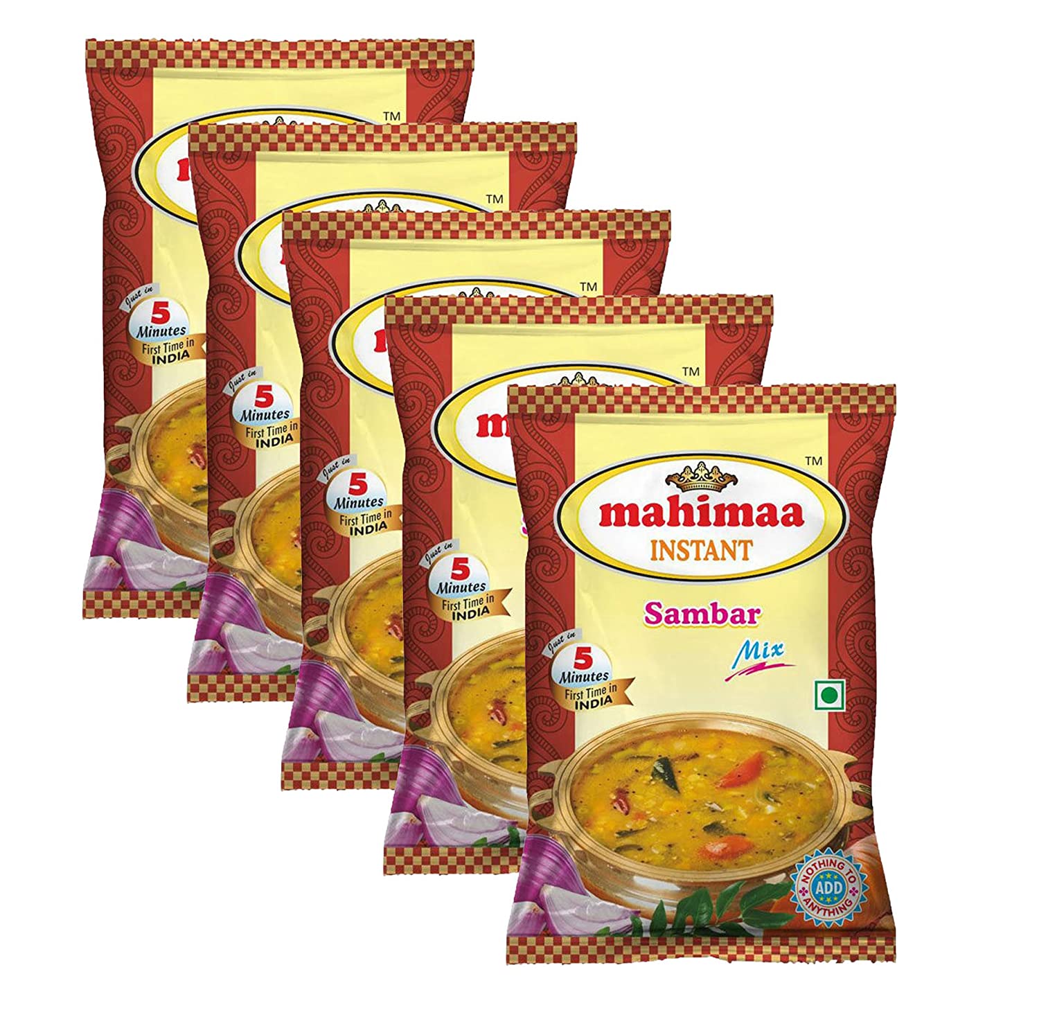 Mahimaa Instant Sambar Mix, Size-50G, Pack Of 5