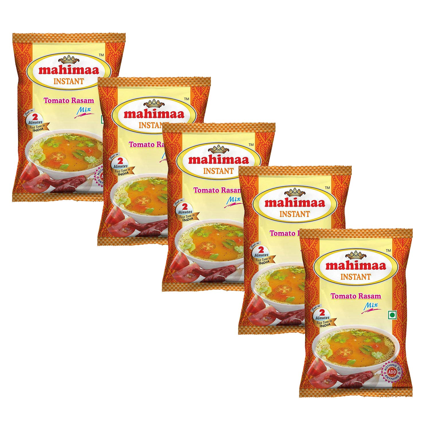 Mahimaa Instant Tomato Rasam Mix, Size-50g, Pack of 5